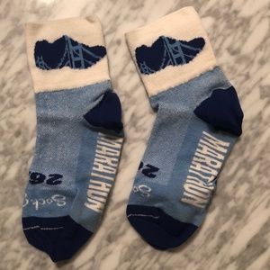 San Francisco Marathon Socks By The Sock Guy (Unisex Medium)